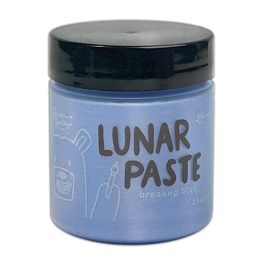 Mixed Media/Embellishments: Simon Hurley create. Lunar Paste Breakup Blue, 2oz