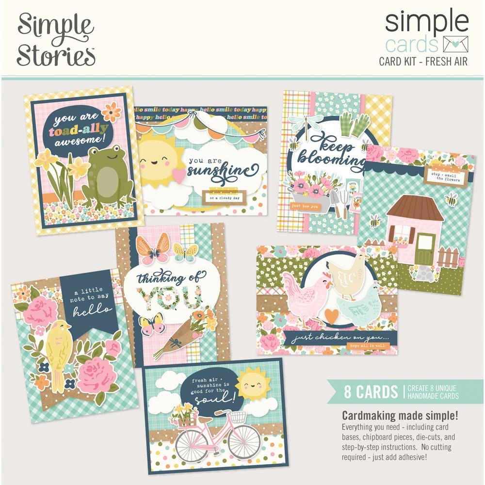 Card Kit: Simple Stories Simple Cards Card Kit-Fresh Air – Purple Pinky ...