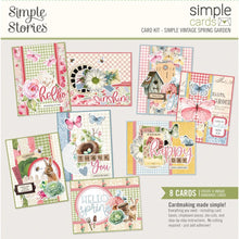 Load image into Gallery viewer, Card Kit: Simple Stories Simple Cards Card Kit-Simple Vintage Spring Garden

