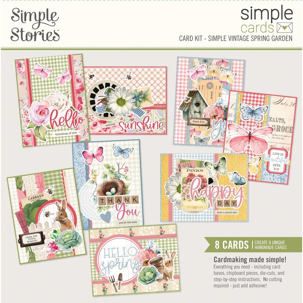 Card Kit: Simple Stories Simple Cards Card Kit-Simple Vintage Spring Garden