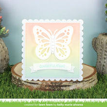 Load image into Gallery viewer, Dies: Lawn Fawn-Ta-Da! Diorama! Butterfly Window Add-On
