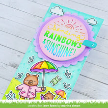 Load image into Gallery viewer, Hot Foil: Lawn Fawn-foiled sentiments: sending rainbows
