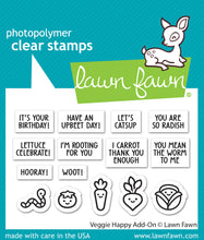 Load image into Gallery viewer, Stamps: Lawn Fawn-Veggie Happy Add-On
