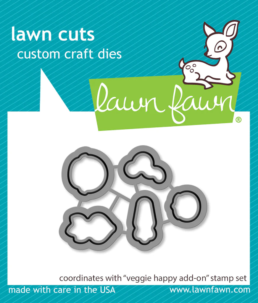 Dies: Lawn Fawn-Veggie Happy Add-On