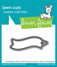 Load image into Gallery viewer, Dies: Lawn Fawn-Carrot ‘bout You Banner Add-On
