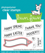 Load image into Gallery viewer, Dies: Lawn Fawn-Carrot ‘bout You Banner Add-On
