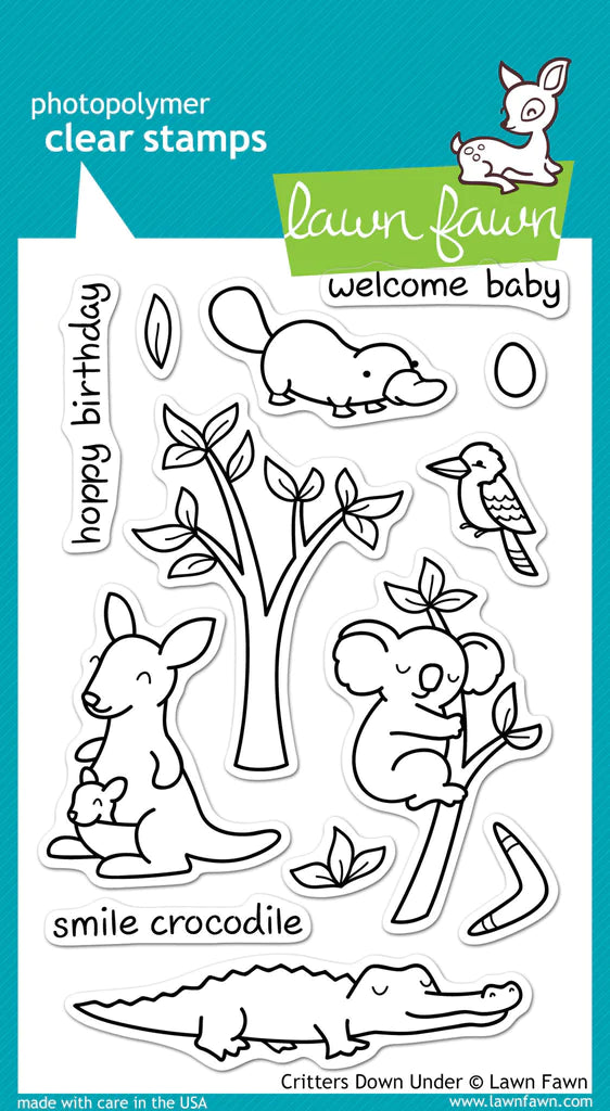 Stamps: Lawn Fawn-Critters Down Under