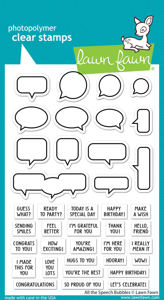 Stamps: Lawn Fawn-All The Speech Bubbles