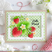 Load image into Gallery viewer, Paper: Specialty Paper: Berry Sweet Gingham Paper Pad-4.25”x5.5”
