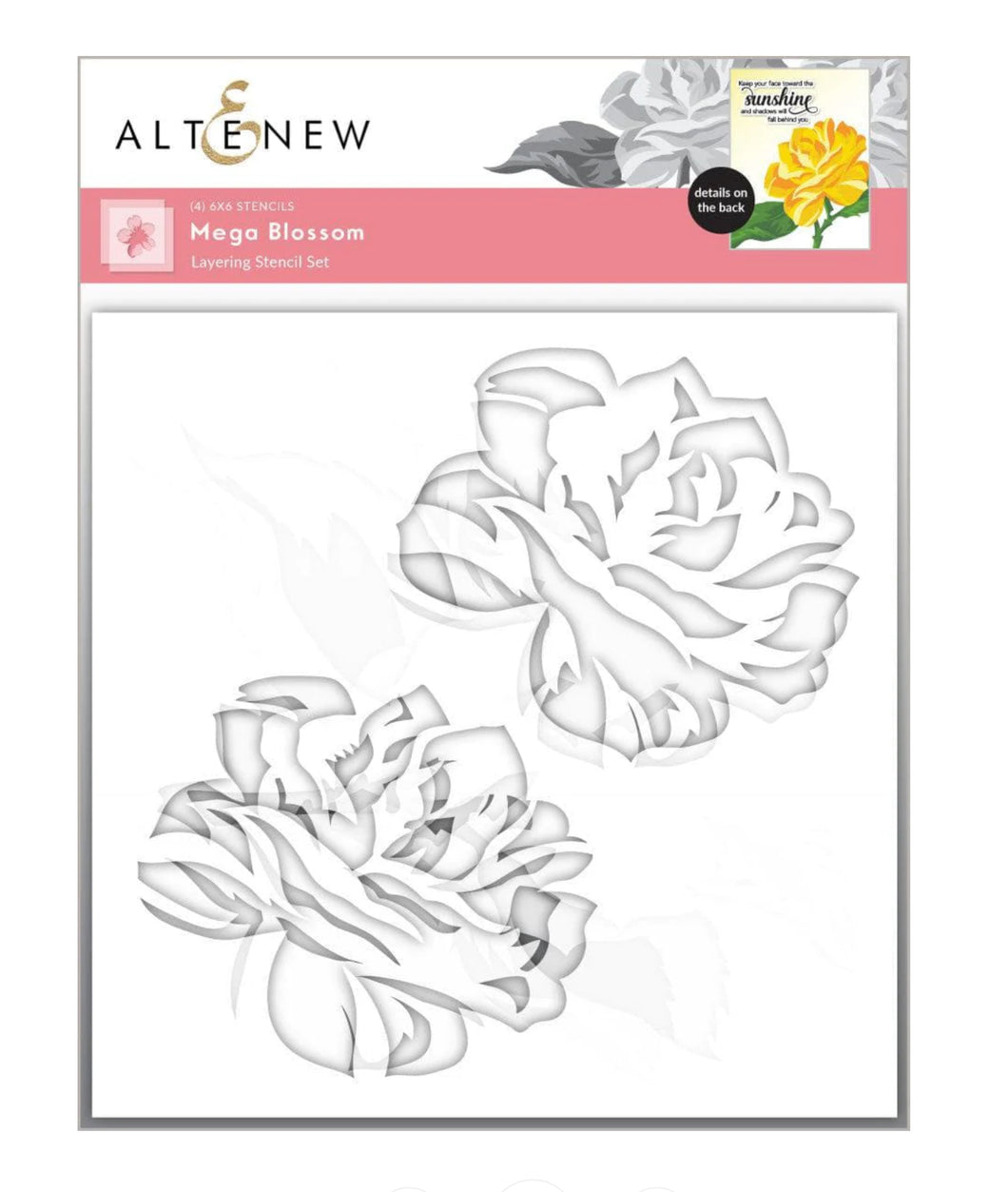 Stencils: Altenew-Mega Blossom Stencil Set