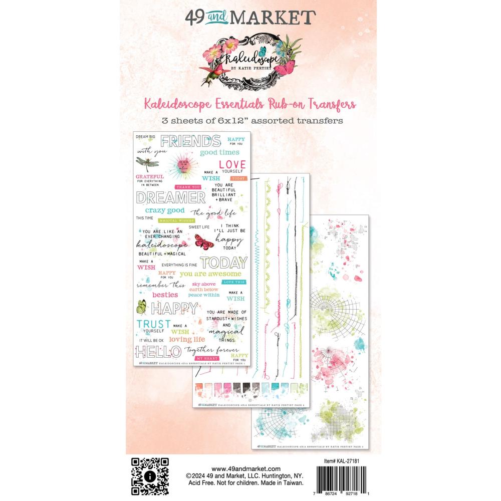 49 AND MARKET VA Lilac Ephemera Pack - 34 Die-Cut Pieces For Scrapbooking