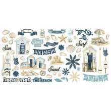 Load image into Gallery viewer, Embellishments: Graphic 45 Ephemera Die-Cut Assortment-The Beach is Calling
