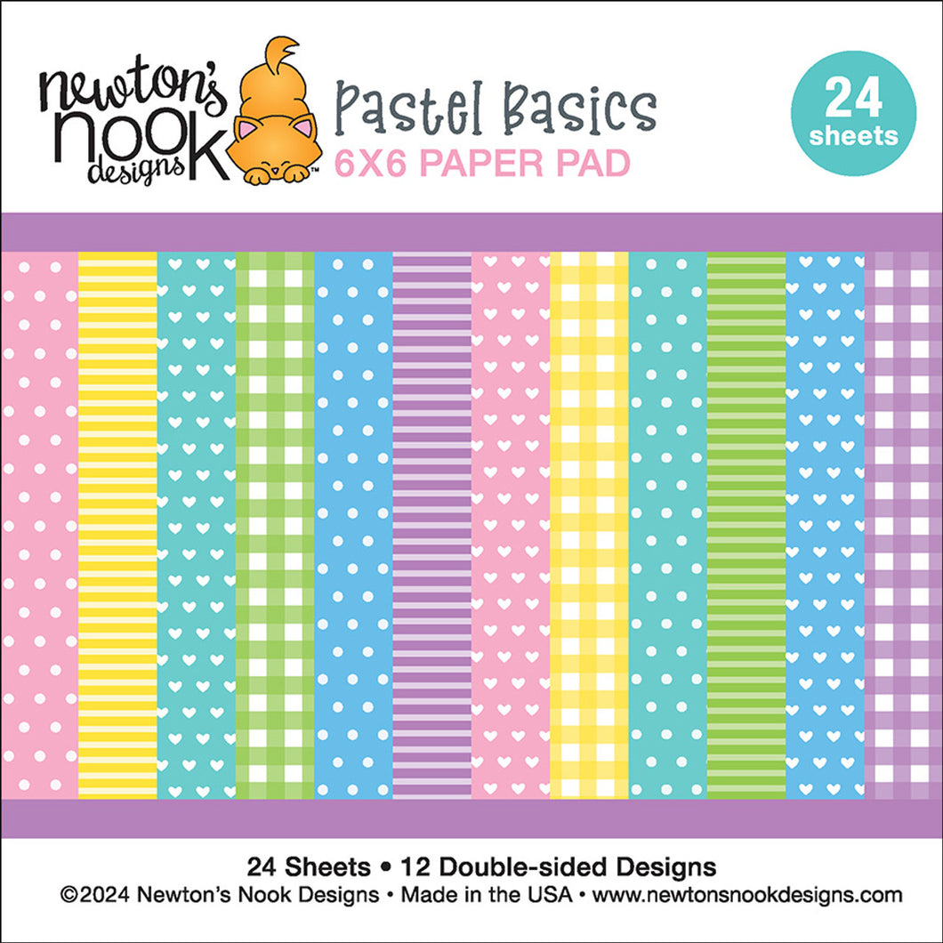 6x6 Paper: Newton’s Nook Designs-Pastel Basics