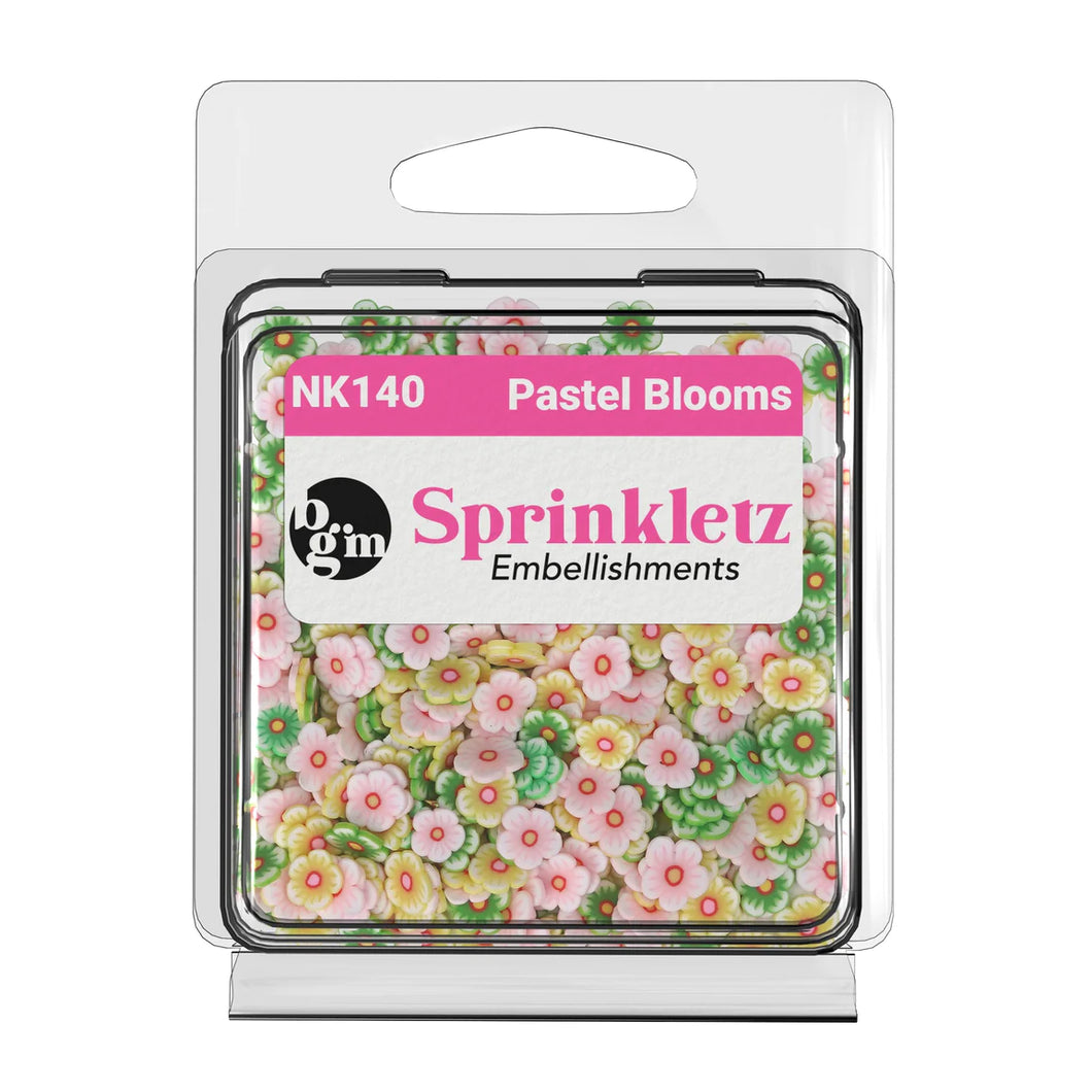 Embellishments: Buttons Galore & More-PASTEL BLOOMS SPRINKLETZ