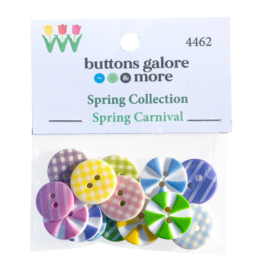 Embellishments: Buttons Galore & More-Spring Carnival Buttons