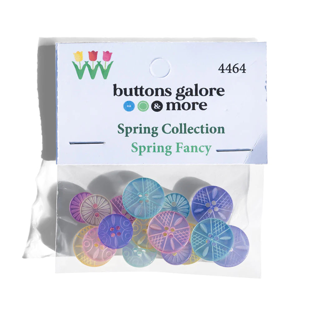 Embellishments: Buttons Galore & More-Spring Fancy Buttons
