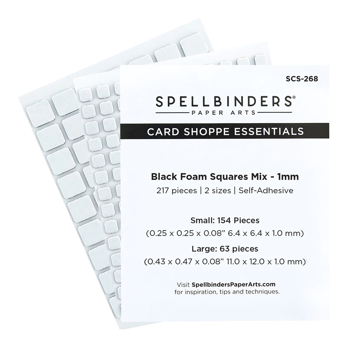 Adhesives: Spellbinders-BLACK FOAM ADHESIVE SQUARES MIX - 1MM – Purple ...