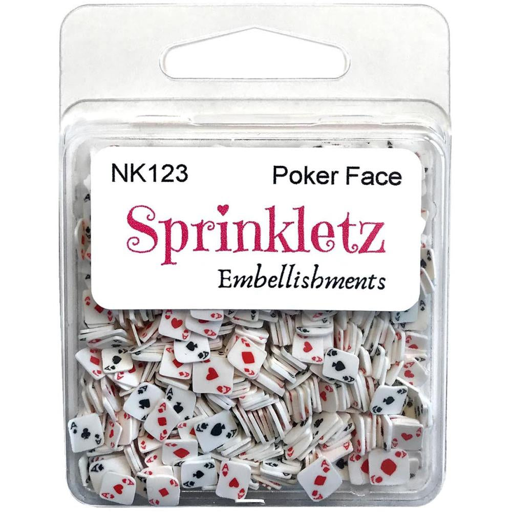 Embellishments: Buttons Galore Sprinkletz Embellishments 12g-Poker Face