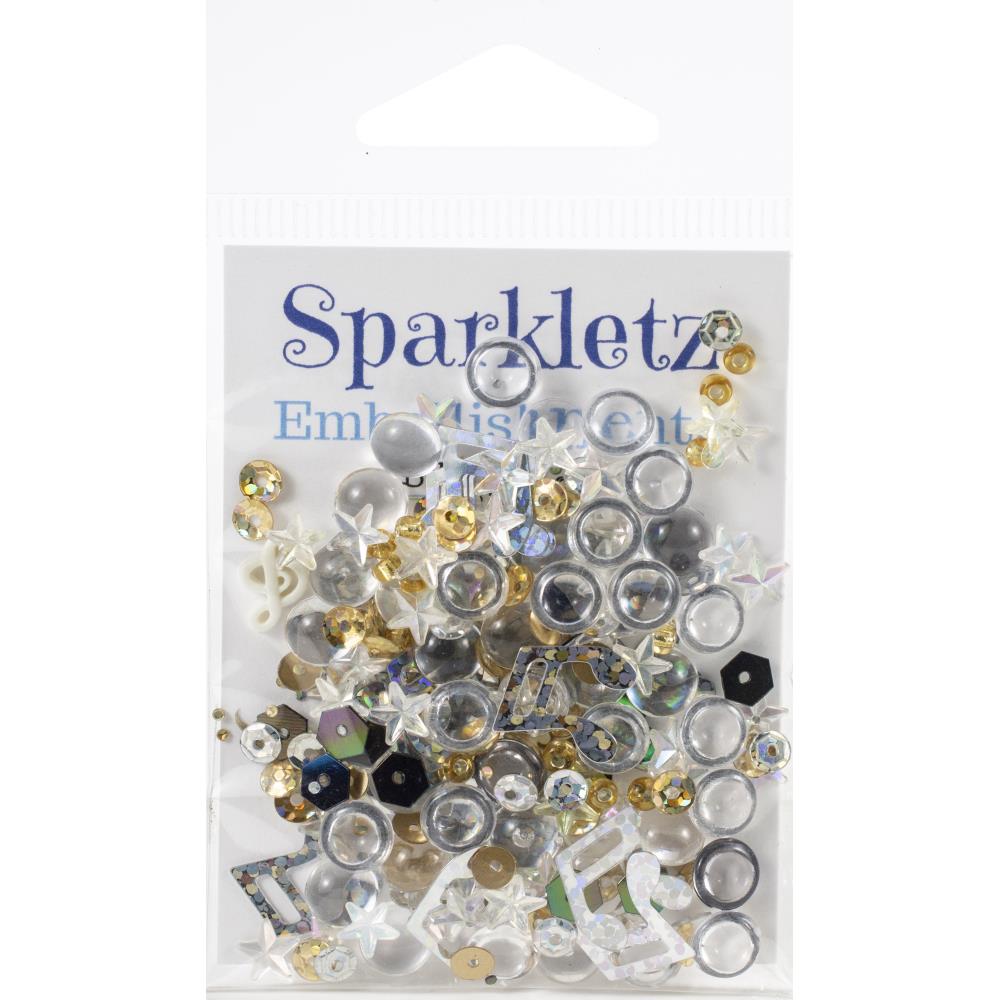 Embellishments: Buttons Galore Sparkletz Embellishment Pack 10g-Concerto