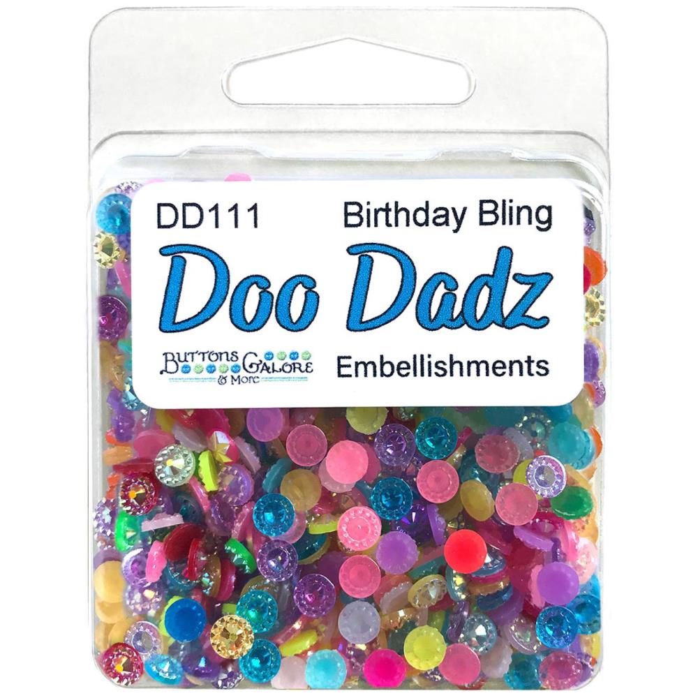 Embellishments: Buttons Galore Doodadz Embellishments-Birthday Bling