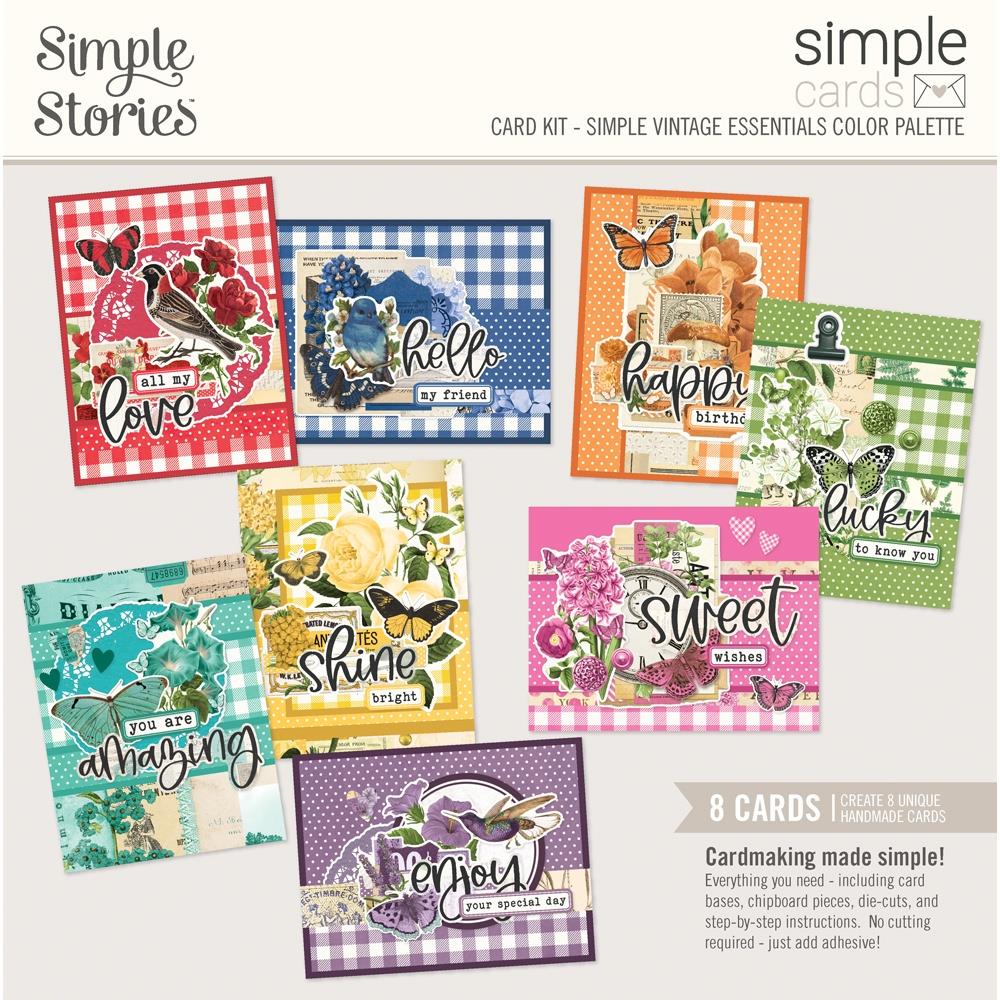 Card Kit: Simple Stories Simple Cards Card Kit-Simple Vintage Essentials Color Palette