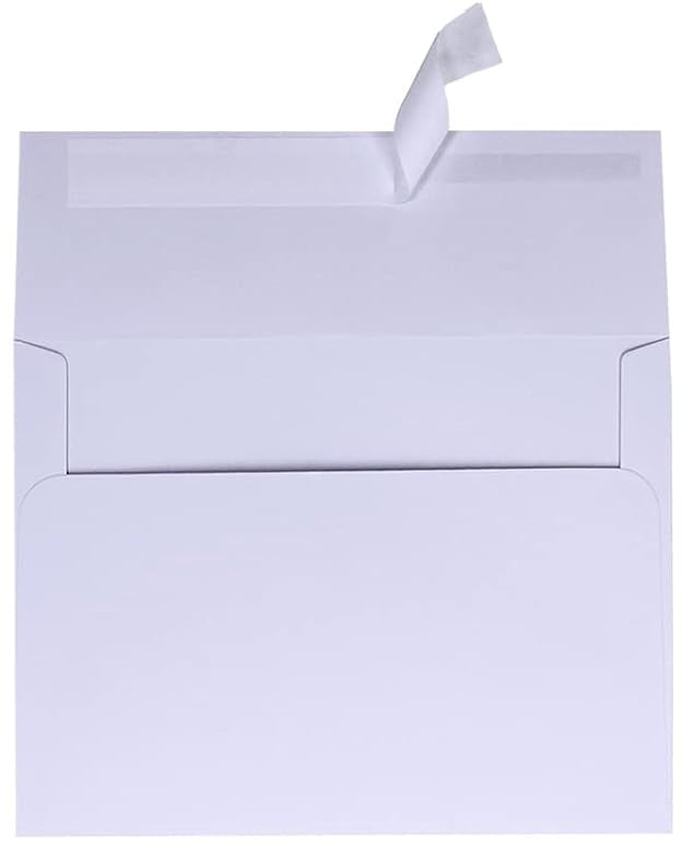 Envelopes: Purple Pinky Promises-A2 white envelopes-25 count