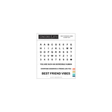 Load image into Gallery viewer, Stamps: Concord &amp; 9th-Best Friend Vibes
