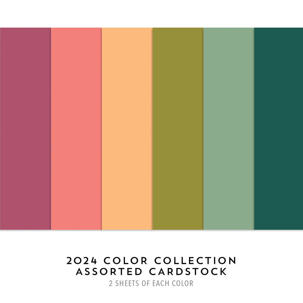 8.5x11 Cardstock-Concord & 9th-2024 COLOR COLLECTION ASSORTED CARDSTOCK PACK (6 COLORS)