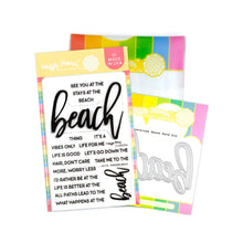 Load image into Gallery viewer, Stamp and Die Combo: Waffle Flower-Oversized Beach Combo
