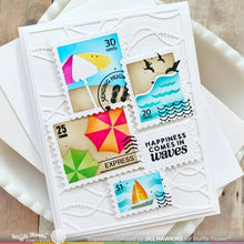 Load image into Gallery viewer, Stamps: Waffle Flower-Postage Collage Beach Days Stamp Set
