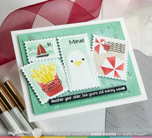 Load image into Gallery viewer, Stamps: Waffle Flower-Postage Collage Beach Days Stamp Set

