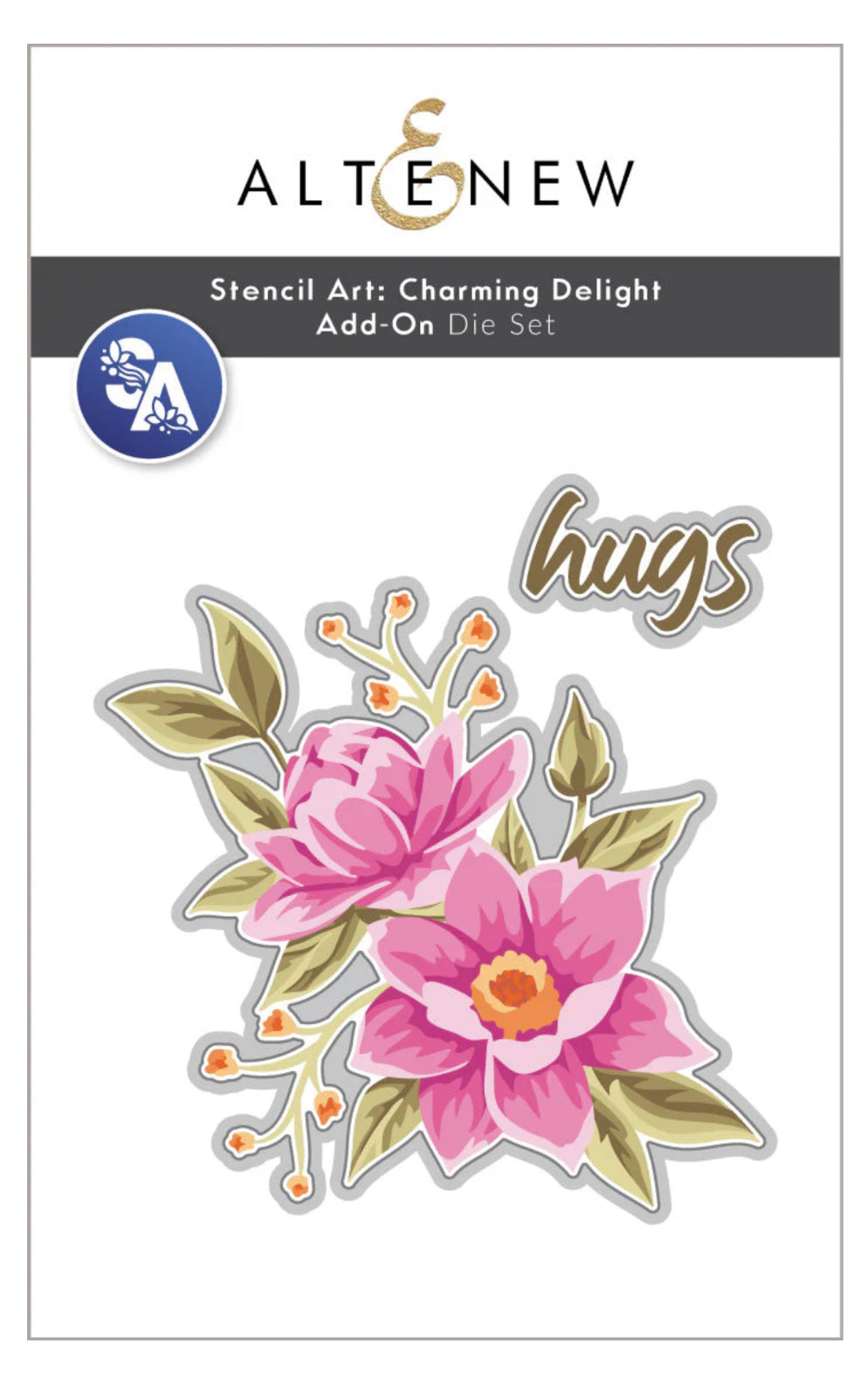 Dies: Altenew: Stencil Art: Charming Delight Add-on Die Set