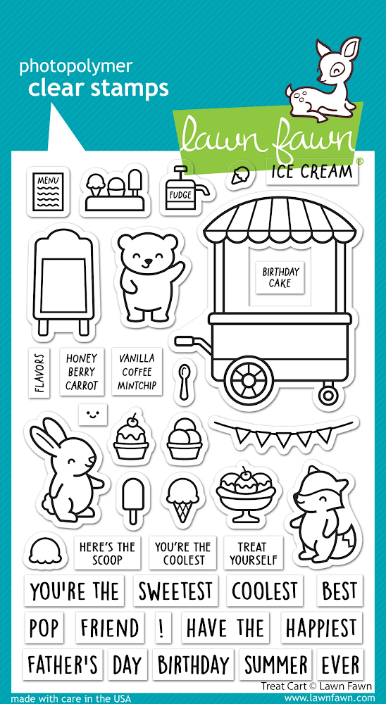 Stamps: Lawn Fawn-Treat Cart