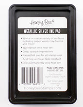 Load image into Gallery viewer, Ink: HoneyBee Stamps-Bee Creative Ink Pad - Metallic Silver Pigment Ink

