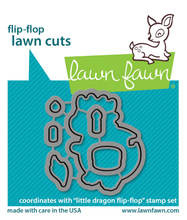 Load image into Gallery viewer, Dies: Lawn Fawn-Little Dragon Flip Flop
