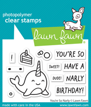 Load image into Gallery viewer, Stamps: Lawn Fawn-You&#39;re So Narly
