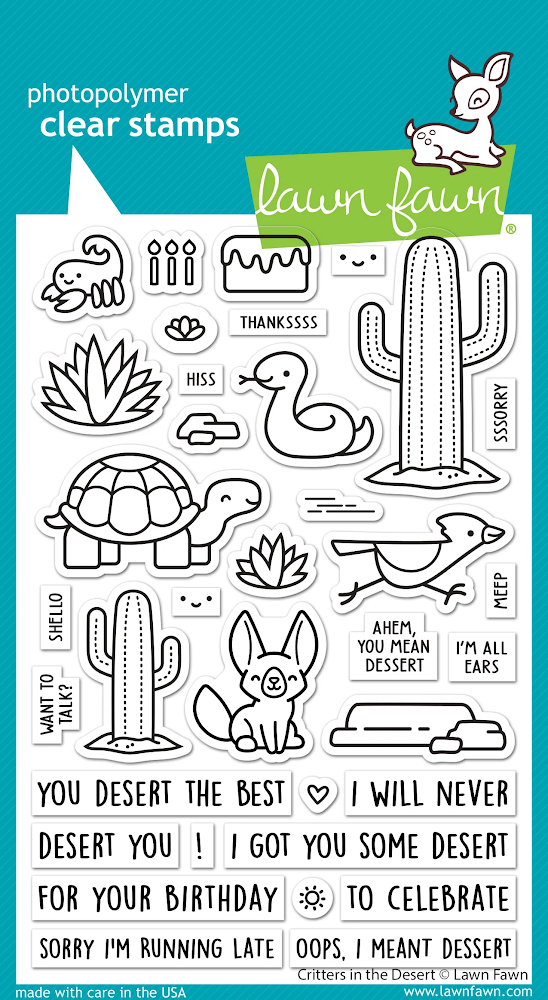 Stamps: Lawn Fawn-Critters In The Desert