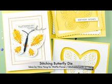 Load and play video in Gallery viewer, Die: Waffle Flower-Stitching Butterfly Die
