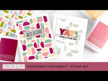 Load and play video in Gallery viewer, TURNABOUT™  Products: Concord &amp; 9th CONTEMPO TURNABOUT™ STAMP SET
