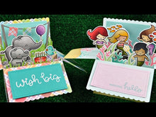 Load and play video in Gallery viewer, Dies: Lawn Fawn-Scalloped Box Card Pop-Up Dies
