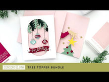 Load and play video in Gallery viewer, Stamps: Concord &amp; 9th-TREE TOPPER STAMP SET
