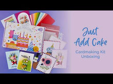 Load and play video in Gallery viewer, Cardmaking Kit: Spellbinders-Just Add Cake
