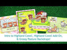 Load and play video in Gallery viewer, Stamps: Lawn Fawn- Highland Cows!
