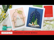 Load and play video in Gallery viewer, Stamps: Concord &amp; 9th-Christmas Cloche Stamp Set
