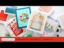 Load and play video in Gallery viewer, Turnabout™ stamps: Concord &amp; 9th-Ornaments Turnabout™ Stamp Set
