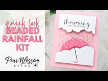 Load and play video in Gallery viewer, Embellishments: Pear Blossom Press-BEADED RAINFALL KIT
