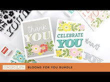 Load and play video in Gallery viewer, Stamps: Concord and 9th-Blooms for You Stamp Set
