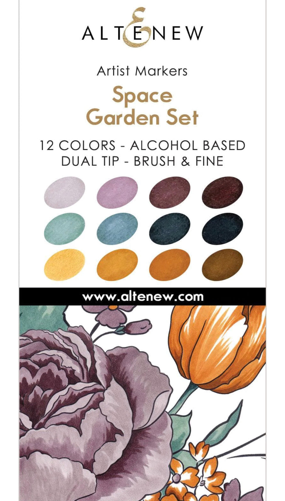 Coloring Tools: Altenew Artist Markers-Space Garden Set