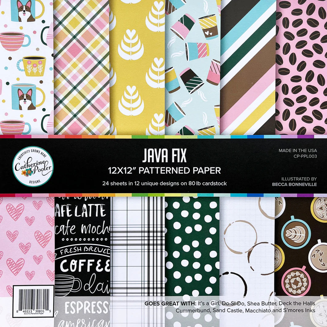 12x12 Paper: Catherine Pooler Designs-Java Fix