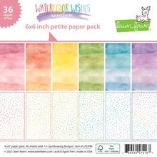 Load image into Gallery viewer, Paper: 6x6 Watercolor Wishes Rainbow Petite Paper Pack
